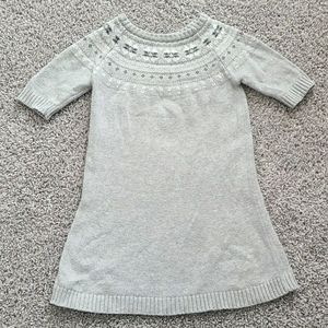 Toddler girl Gray knit seater dress 4T